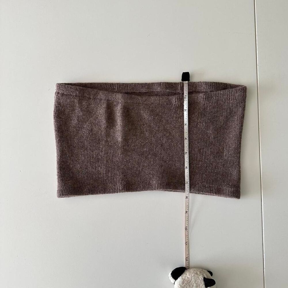 handmade brown knit bandeau - Picture 7 of 8